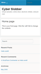 Mobile Screenshot of cyberslobber.com